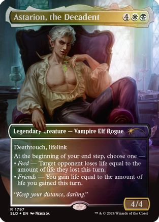 Astarion, the Decadent (Rainbow Foil) [Secret Lair Drop Series] Foil
