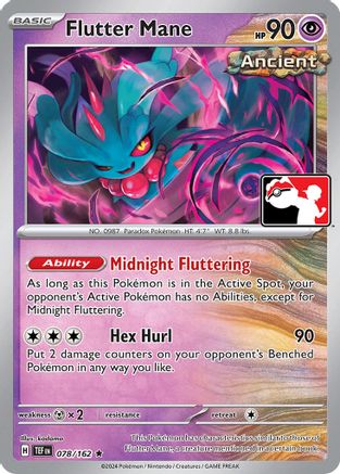 Flutter Mane 078/162 [Prize Pack Series Cards]