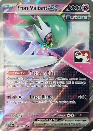 Iron Valiant ex - 89/182 [Prize Pack Series Cards] - Holofoil