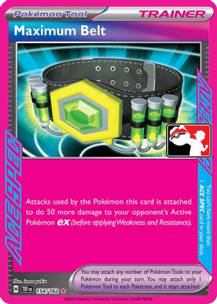 Maximum Belt - 154/162 [Prize Pack Series Cards] - Holofoil