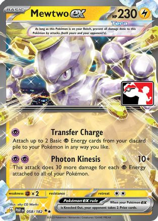 Mewtwo ex - 58/182 [Prize Pack Series Cards] - Holofoil