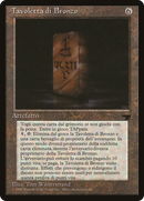 Bronze Tablet (Italian) - "Tavoletta di Bronzo" - Rinascimento