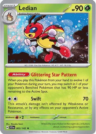 Ledian 003/142 [SV07 Stellar Crown]