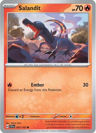 Salandit 023 [SV07 Stellar Crown]