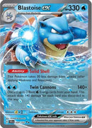 Blastoise ex 030 [SV07 Stellar Crown]  - Holofoil