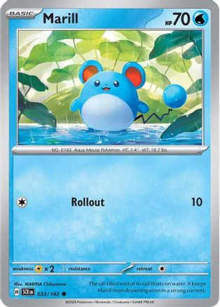 Marill 033 [SV07 Stellar Crown]