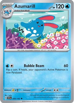 Azumarill 034 [SV07 Stellar Crown]