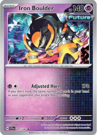 Iron Boulder 071 [SV07 Stellar Crown]  - Holofoil