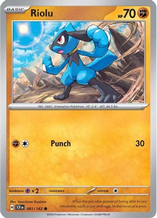 Riolu 081 [SV07 Stellar Crown]