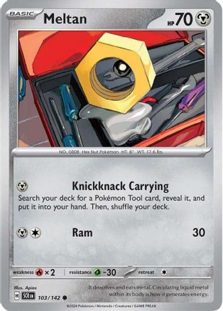 Meltan 103/142 [SV07 Stellar Crown]