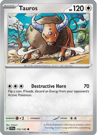 Tauros 112 [SV07 Stellar Crown]