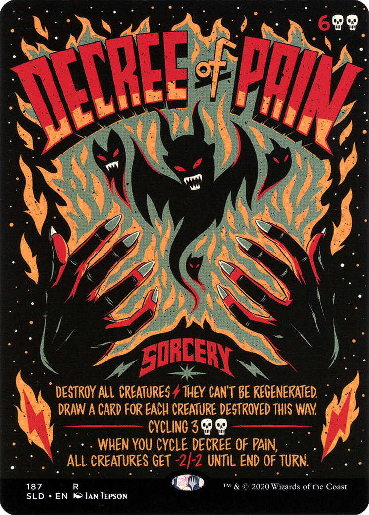 Decree of Pain (Borderless) [Secret Lair Drop]