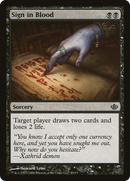 Sign in Blood [Duel Decks: Garruk vs. Liliana]