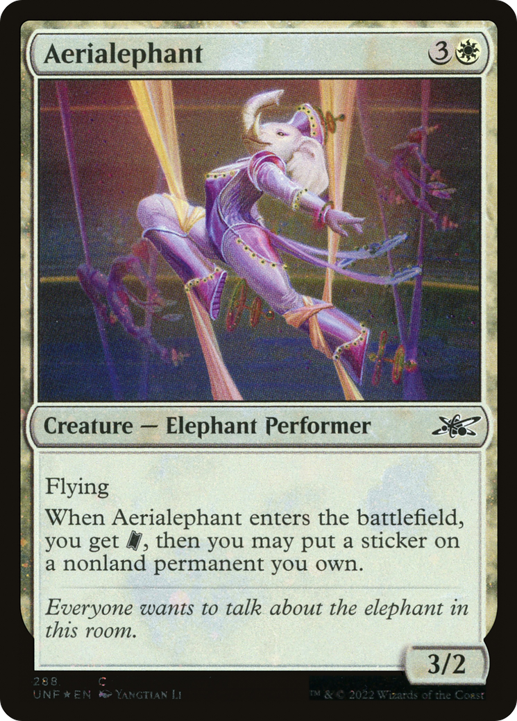 Aerialephant (Galaxy Foil) - Unfinity Foil
