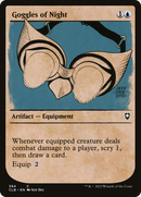 Goggles of Night (Showcase): (Showcase) [Commander Legends: Battle for Baldur's Gate]