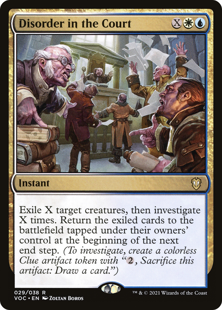 Disorder in the Court [Crimson Vow Commander]