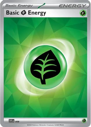 Basic Grass Energy - 9 [SVE Scarlet & Violet Energies] - Holofoil