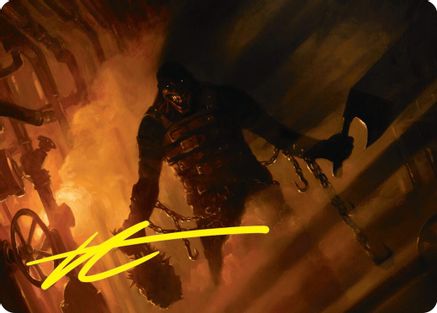Boilerbilges Ripper Art Card (Gold-Stamped Signature) [Art Series: Duskmourn: House of Horror]