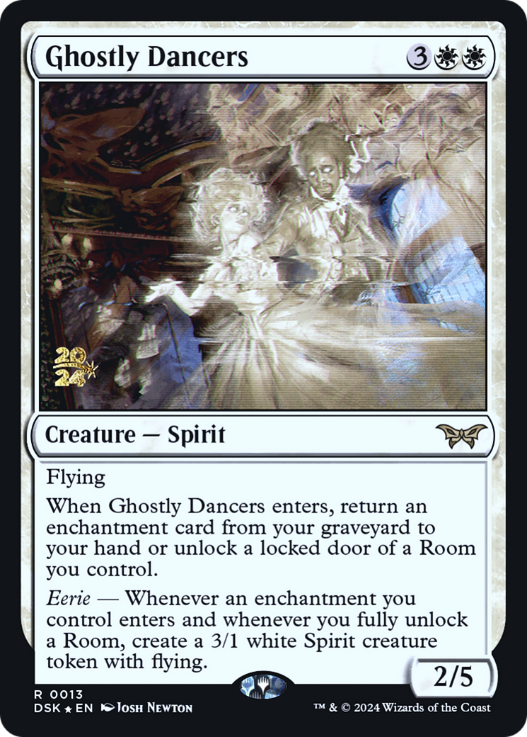 Ghostly Dancers [Duskmourn: House of Horror Promos] Foil