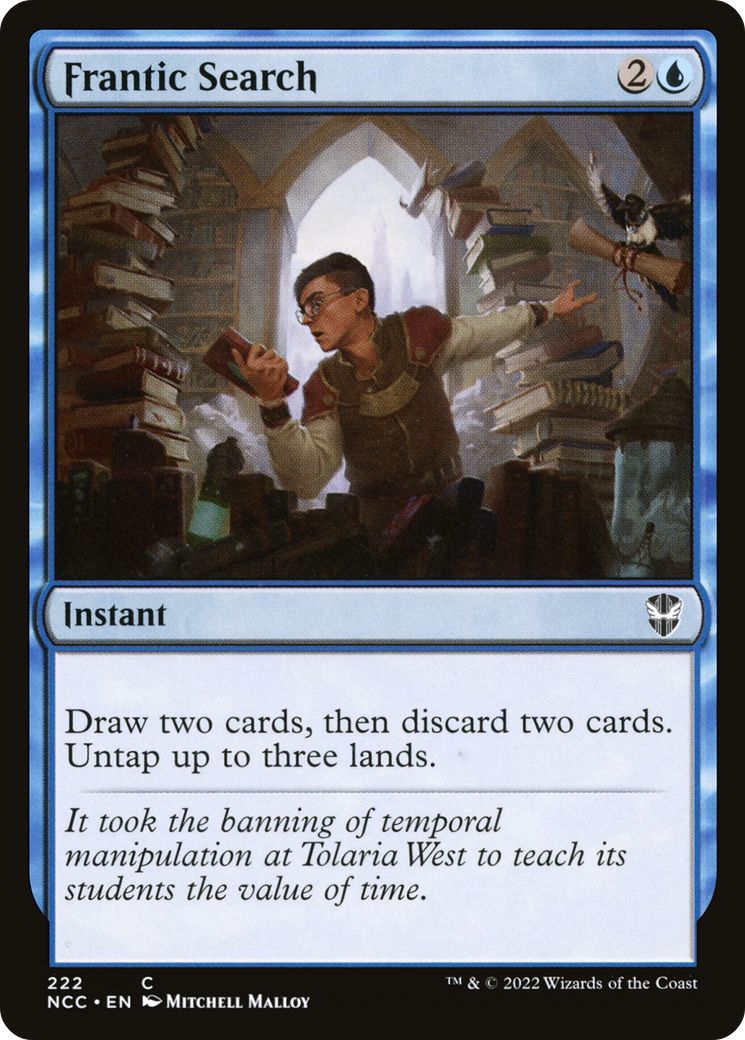 Frantic Search [New Capenna Commander]