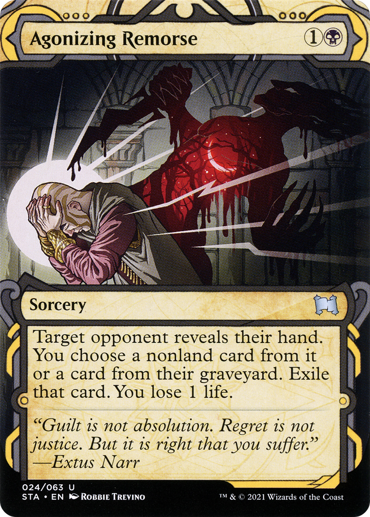 Agonizing Remorse - Strixhaven Mystical Archive: (Showcase) (Borderless)