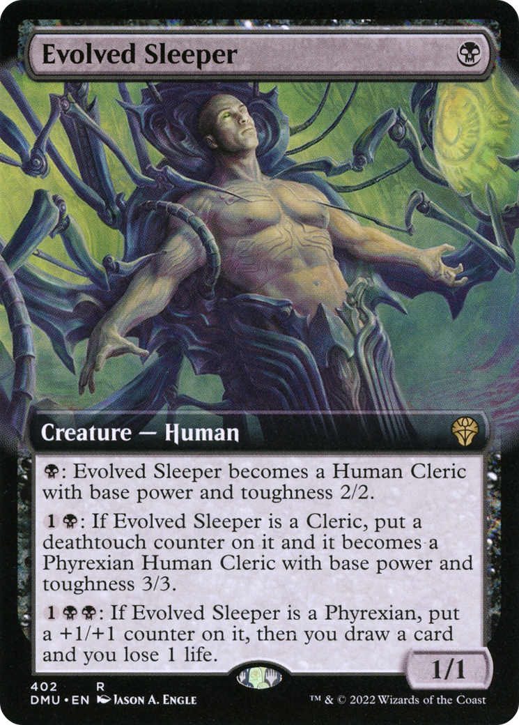 Evolved Sleeper (Extended Art): (Extended Art) [Dominaria United]