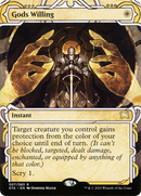 Gods Willing: (Showcase) (Borderless) [Strixhaven Mystical Archive] Foil