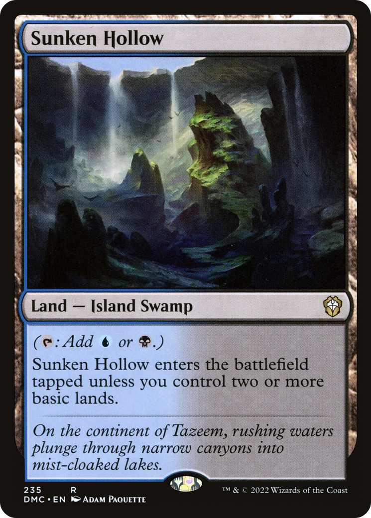 Sunken Hollow - [Dominaria United Commander]