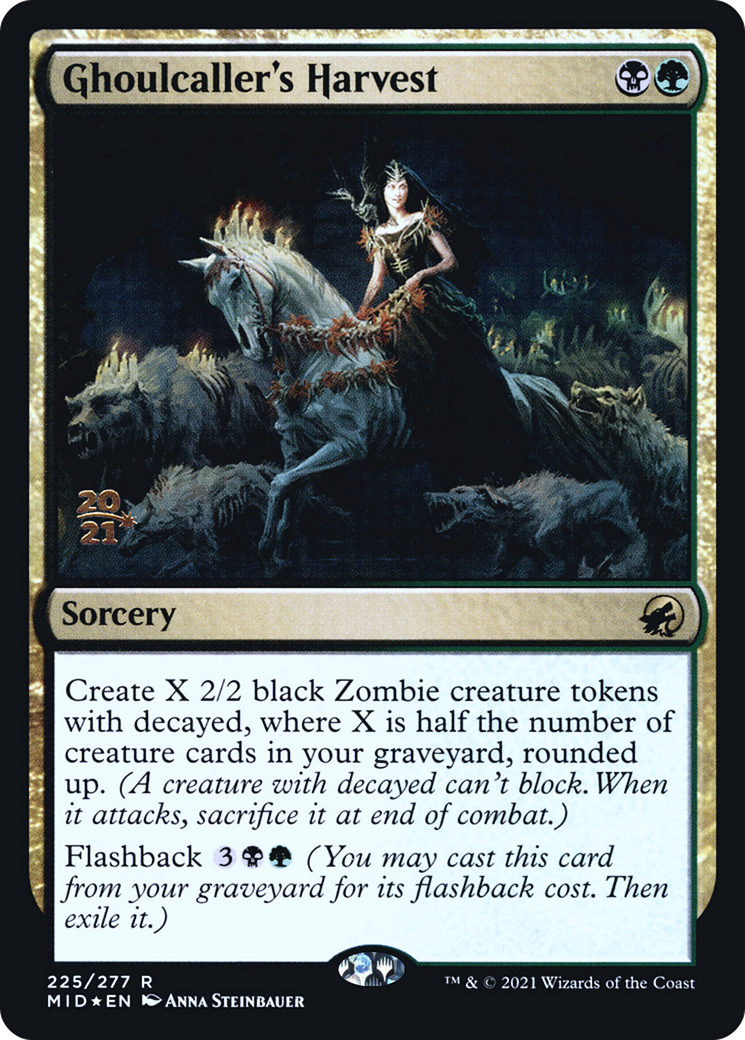 Ghoulcaller's Harvest [Innistrad: Midnight Hunt Promos] Foil