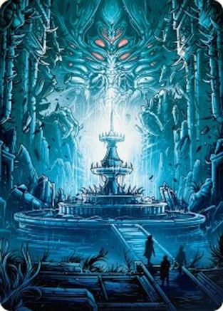 Island Art Card [Art Series: Duskmourn: House of Horror]