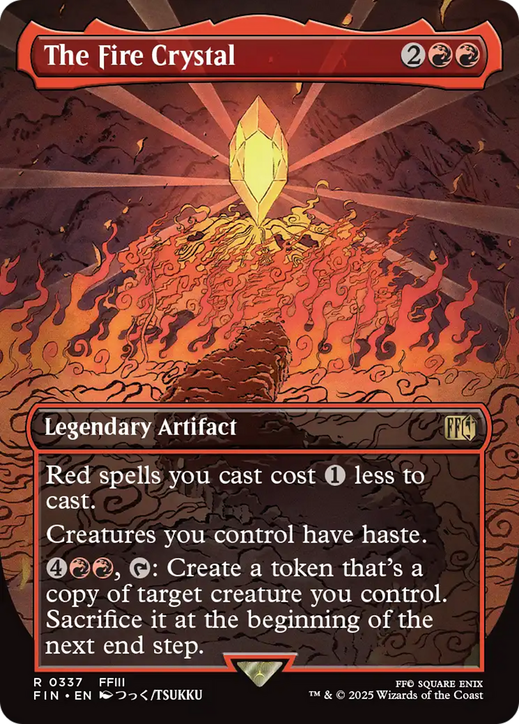 The Fire Crystal (Borderless) [FINAL FANTASY]