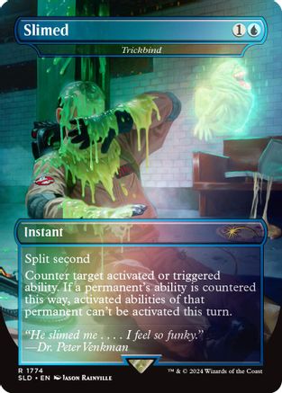 Slimed - Trickbind (Rainbow Foil) [Secret Lair Drop Series] Foil