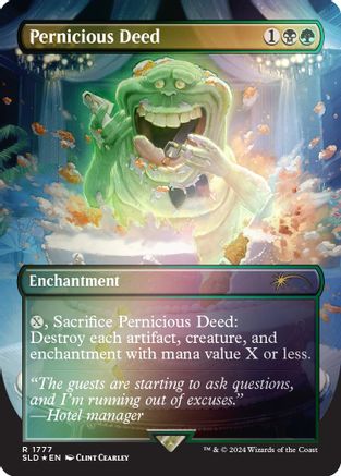 Pernicious Deed (Rainbow Foil) [Secret Lair Drop Series] Foil