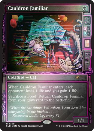 Cauldron Familiar (Rainbow Foil) [Secret Lair Drop Series] Foil