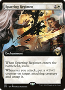 Sparring Regimen (Extended Art) - [Strixhaven: School of Mages]: (Extended Art)
