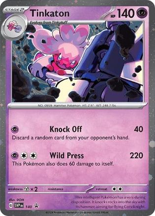 Tinkaton - 140 (Cosmo Holo) [SV: Scarlet & Violet Promo Cards] - Holofoil