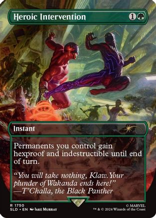 Heroic Intervention (Rainbow Foil) [Secret Lair Drop] Foil