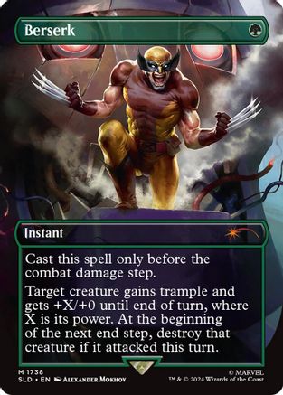 Berserk (1738) (Rainbow Foil) [Secret Lair Drop] Foil