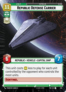 Republic Defense Carrier (369) (Hyperspace) (369) [Twilight of the Republic]