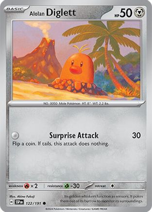 Alolan Diglett - 122/191 [SV08: Surging Sparks]