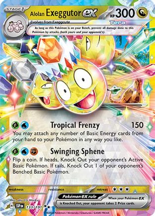 Alolan Exeggutor ex - 133/191 [SV08: Surging Sparks] - Holofoil