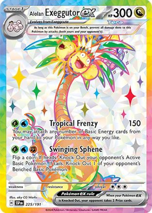 Alolan Exeggutor ex - 225/191 [SV08: Surging Sparks] - Holofoil