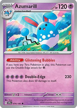 Azumarill - 74/191 [SV08: Surging Sparks]