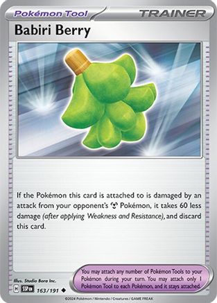 Babiri Berry - 163/191 [SV08: Surging Sparks]
