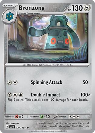 Bronzong - 127/191 [SV08: Surging Sparks]