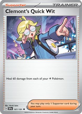Clemont's Quick Wit - 167/191 [SV08: Surging Sparks]