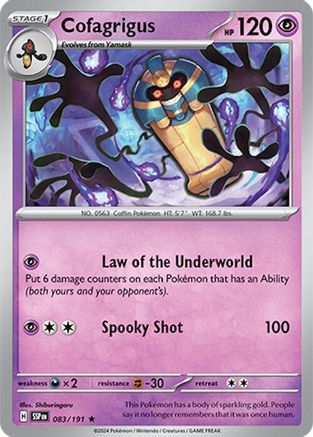 Cofagrigus - 83/191 [SV08: Surging Sparks]