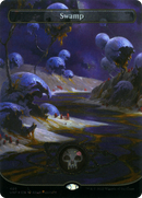 Swamp (488) (Borderless) (Galaxy Foil) - [Unfinity] Foil