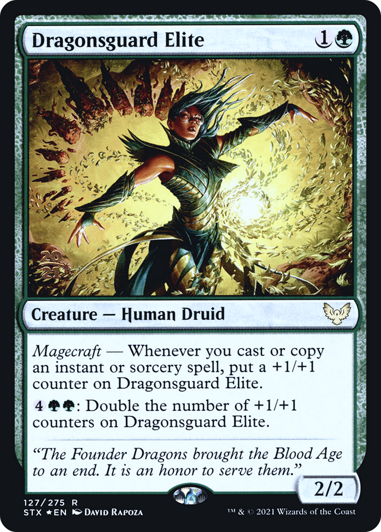Dragonsguard Elite [Strixhaven: School of Mages Promos] Foil
