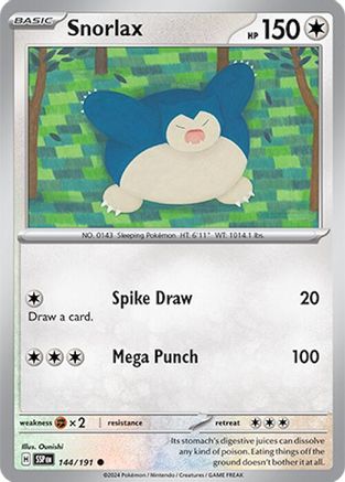 Snorlax - 144/191 [SV08: Surging Sparks]